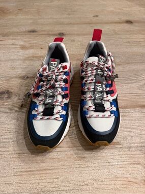 Pajar Canada “ FIRA shoes” Women’s White/Navy/Red Trail-Inspired Sneakers